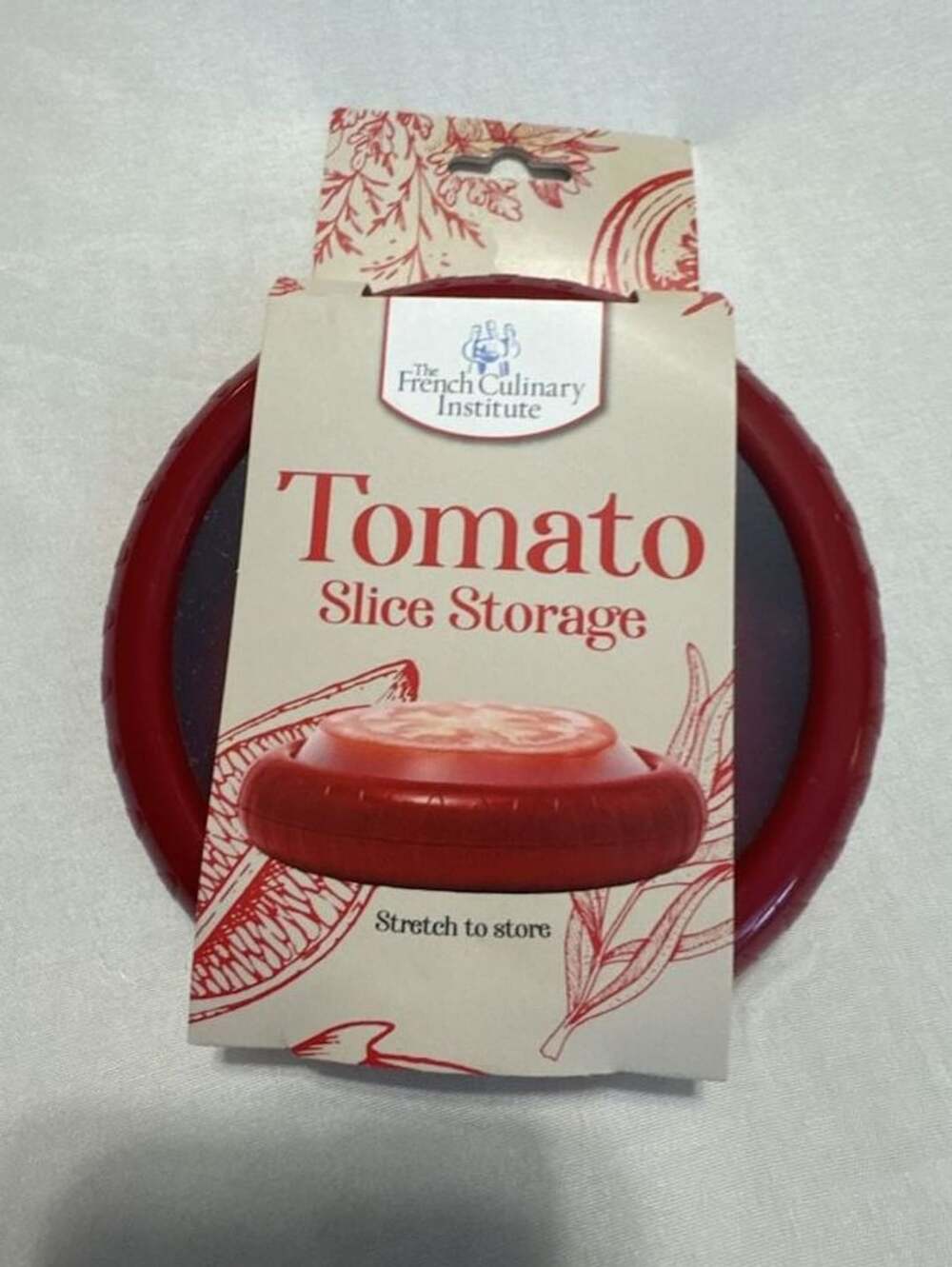 The French Culinary Institute Tomato Slice Storage Red